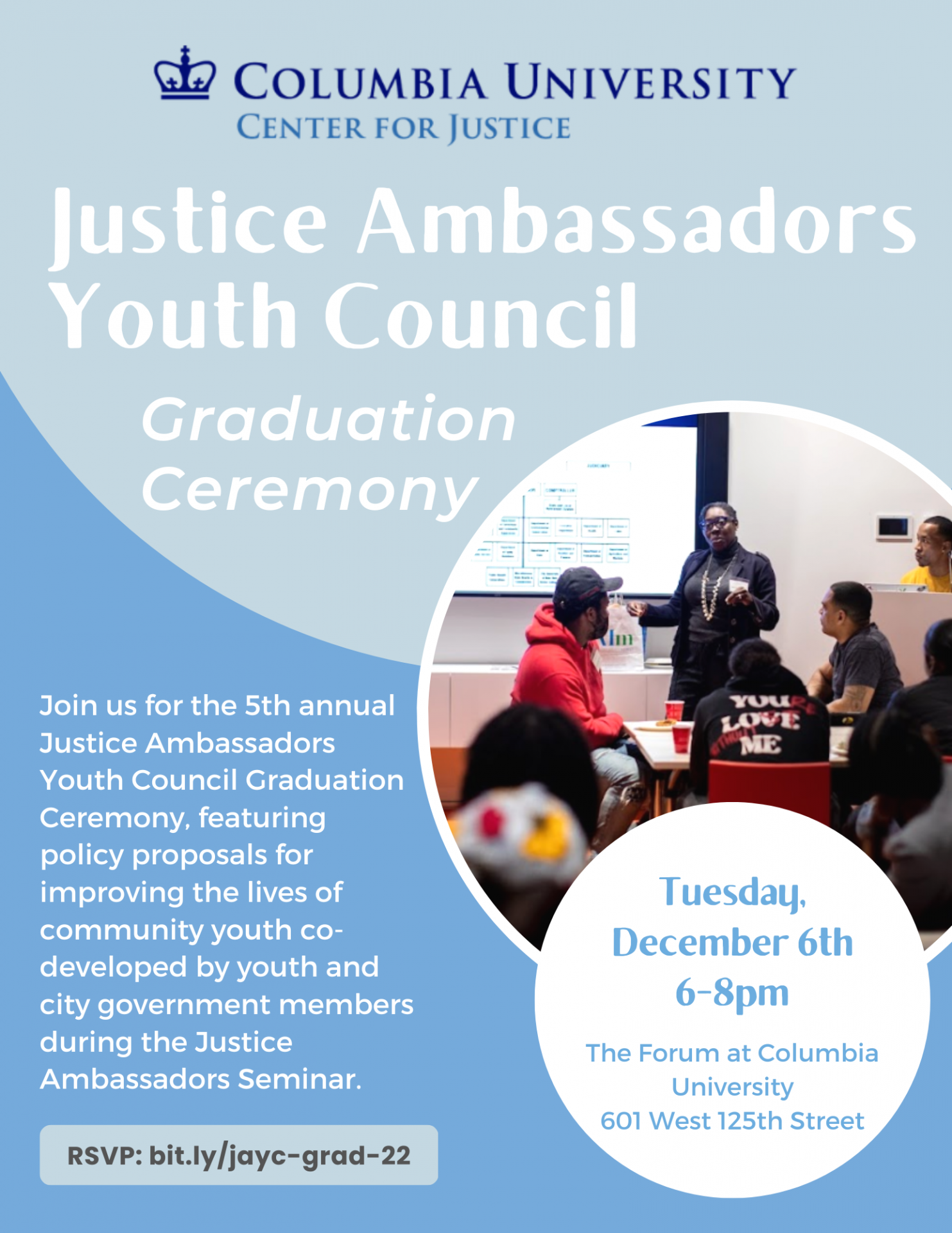 Justice Ambassadors Youth Council Graduation Ceremony