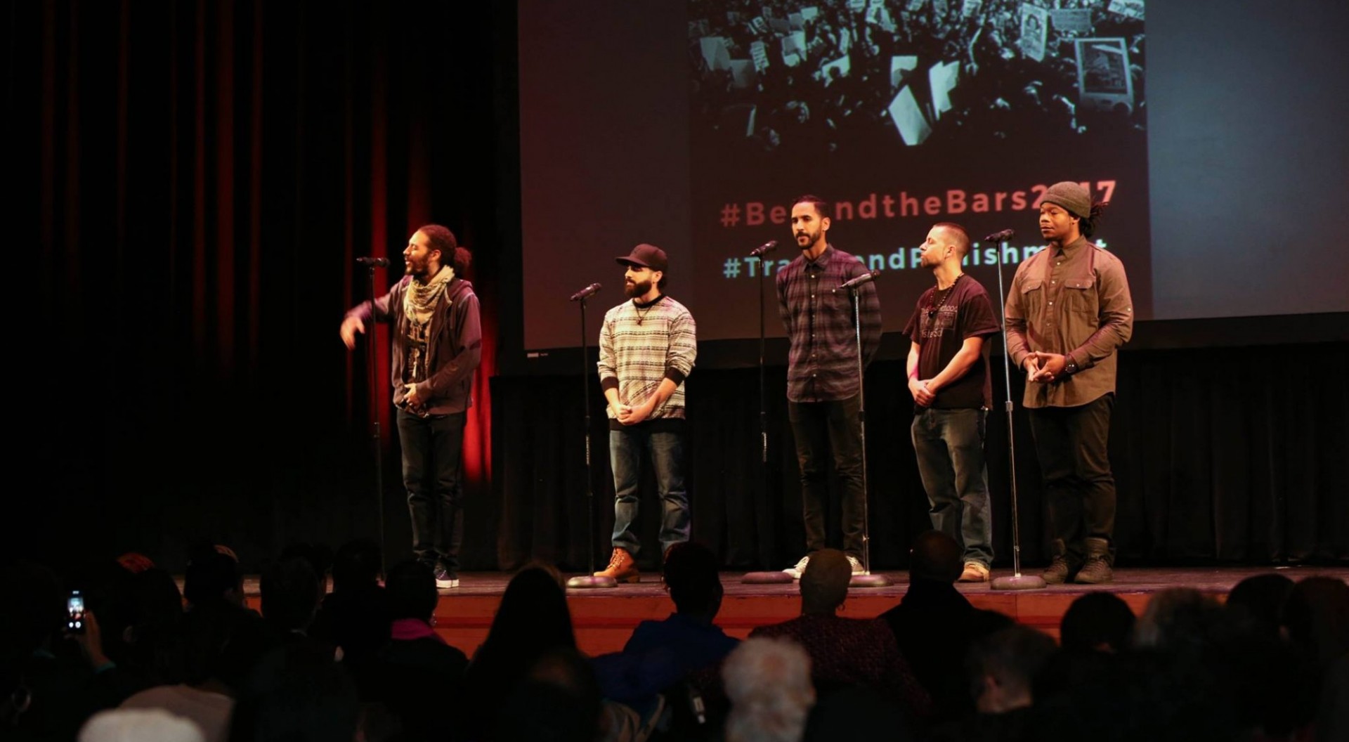 Justice Poets performing at Beyond the Bars Conference