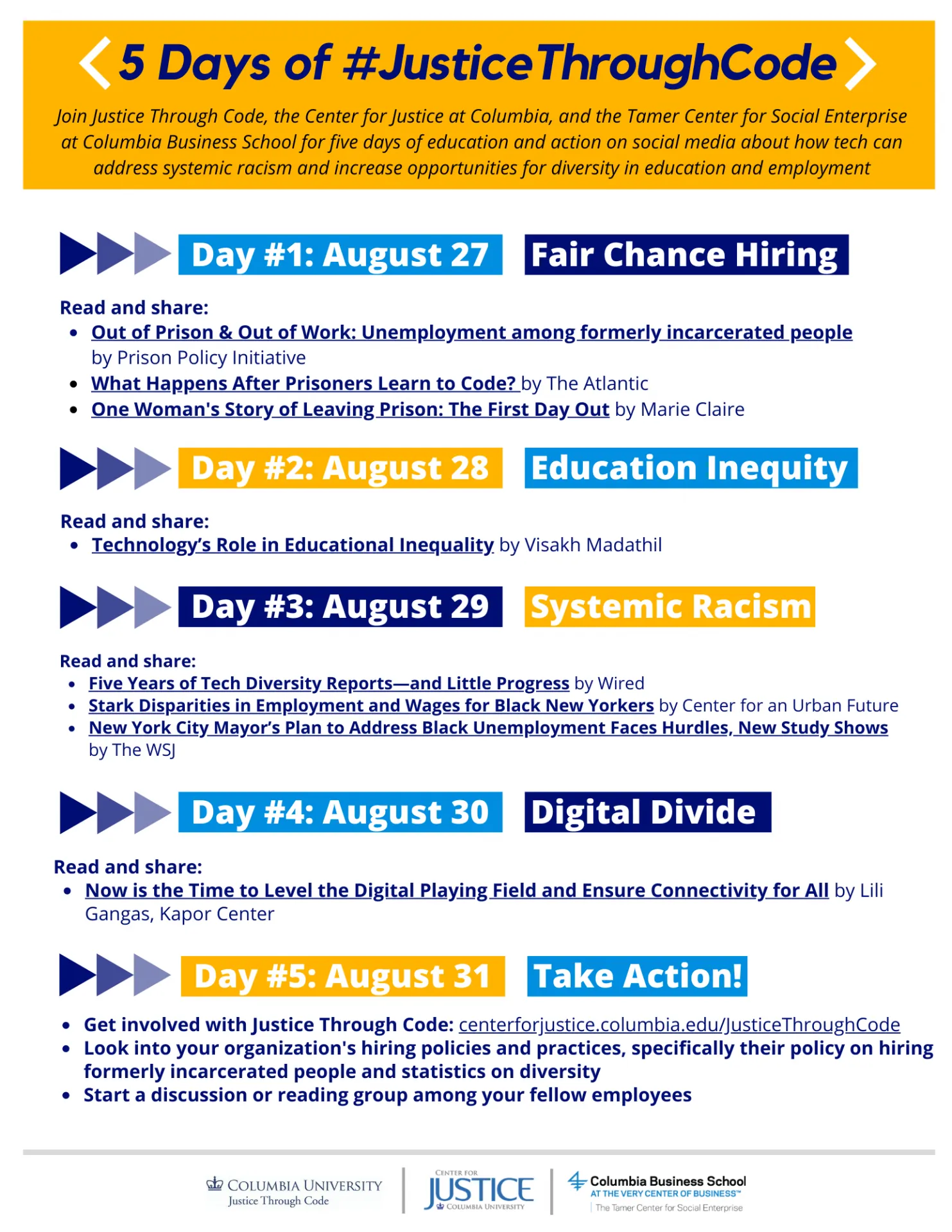 5 Days of Justice Through Code