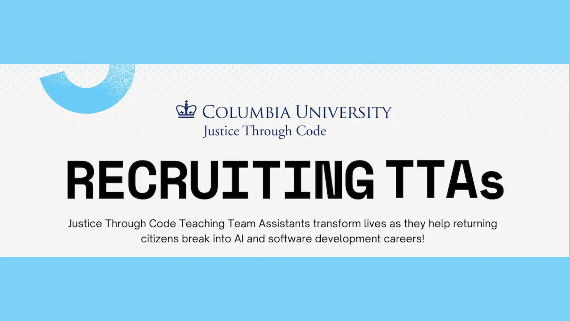 Columbia University Justice Through Code