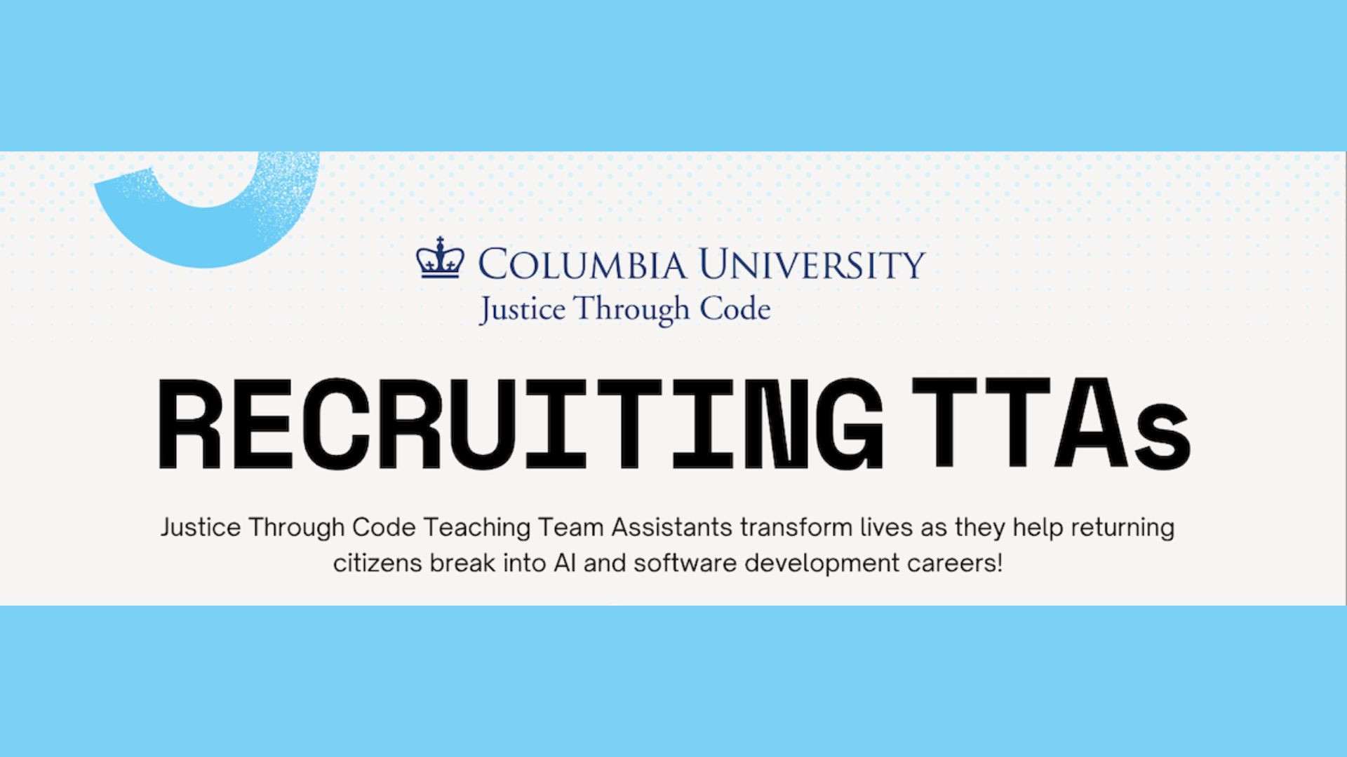Columbia University Justice Through Code