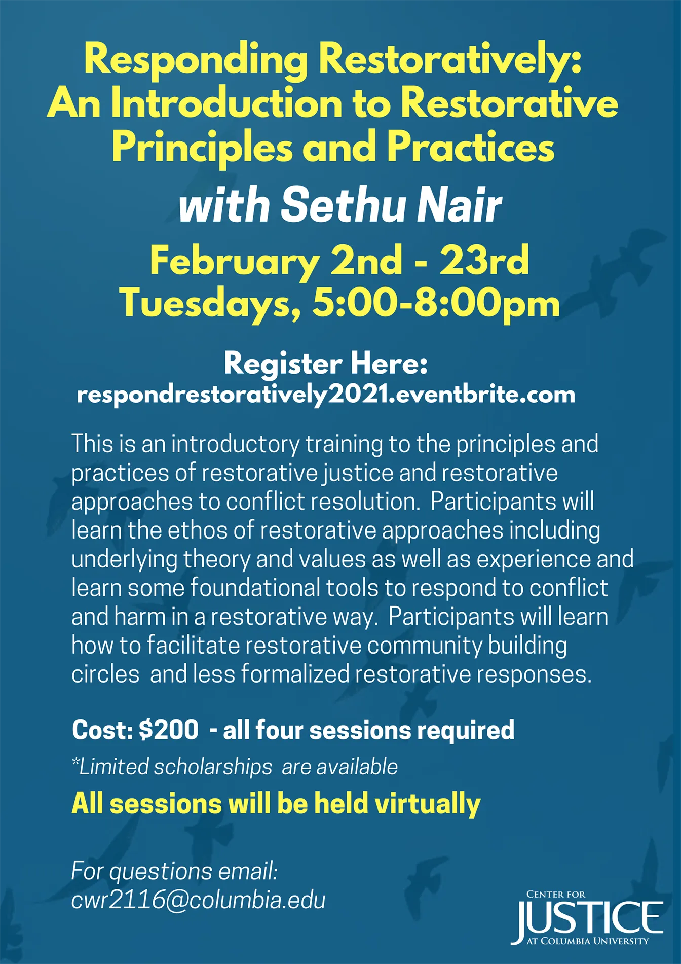 Responding Restoratively flyer