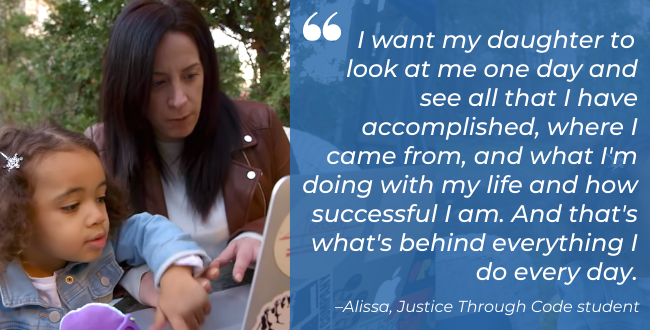 "I want my daughter to  look at me one day and see all that I have accomplished, where I came from, and what I'm doing with my life and how successful I am. And that's what's behind everything I do every day."