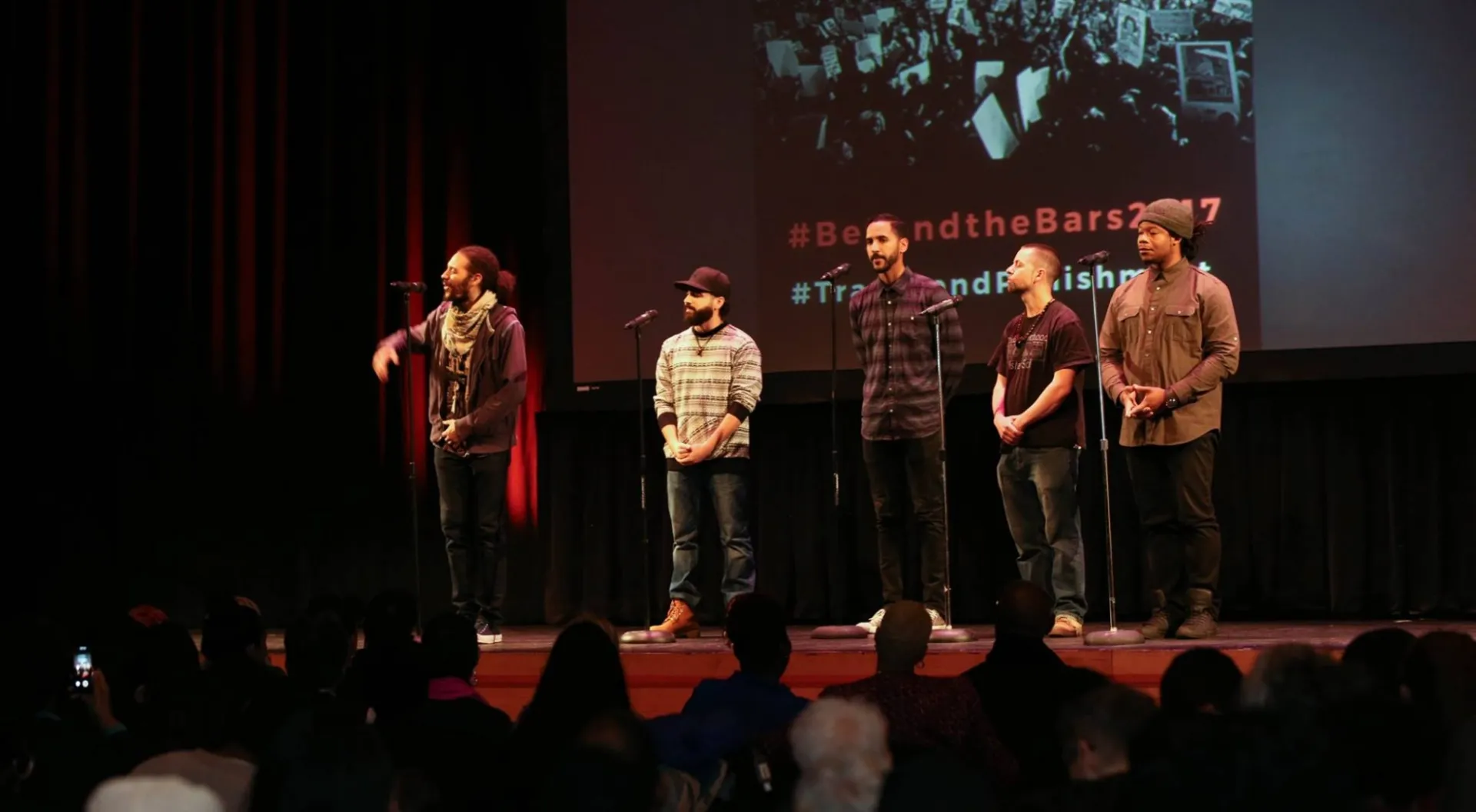 Justice Poets performing at Beyond the Bars Conference