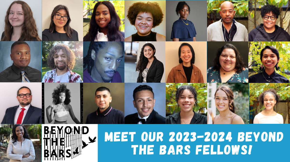 Collage of headshots of Beyond the Bars fellows