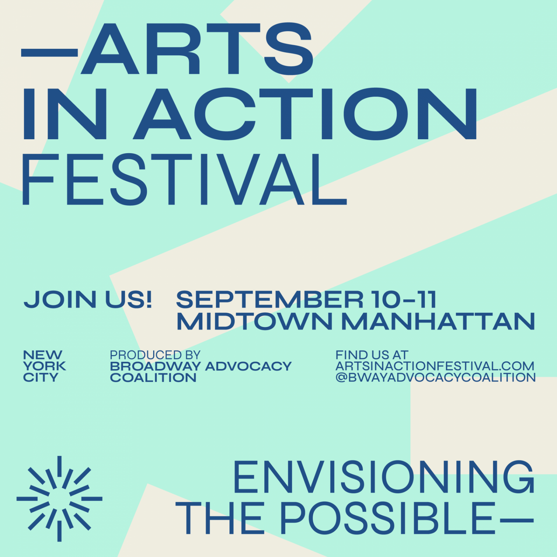 Arts in Action Festival: September 10-11, Midtown Manhattan
