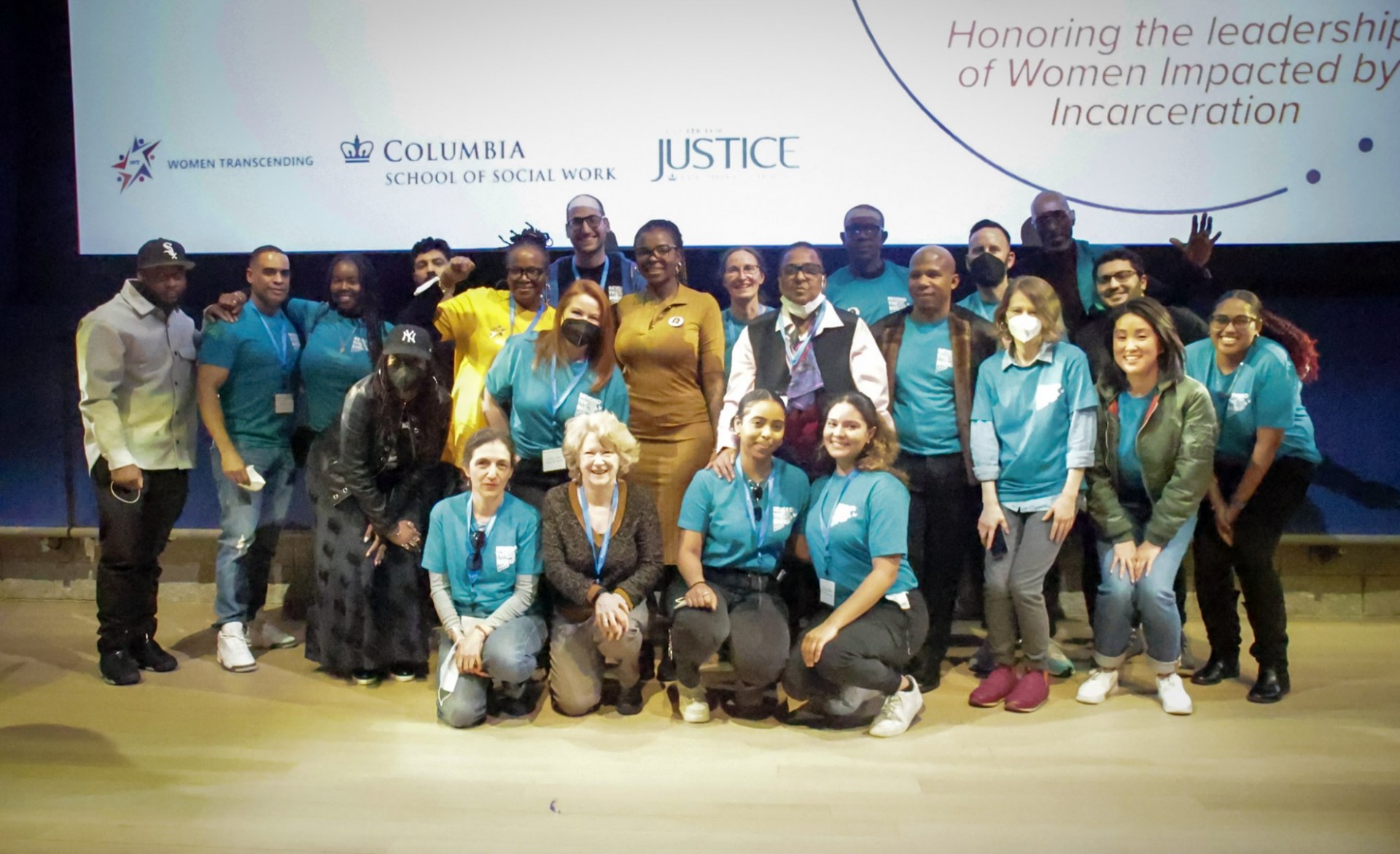 Group photo of the Center for Justice staff