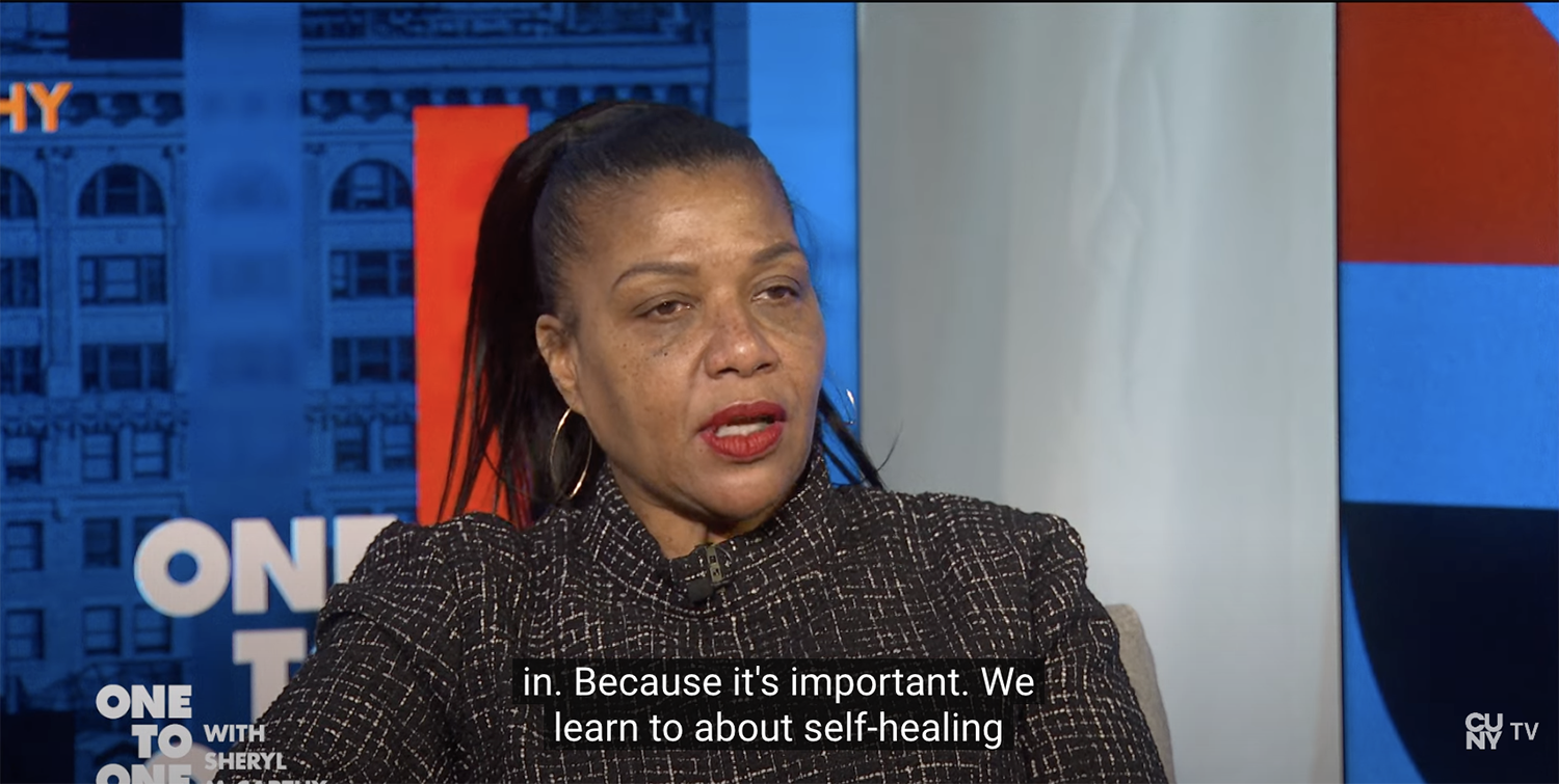 Roslyn Smith speaking on CUNY TV