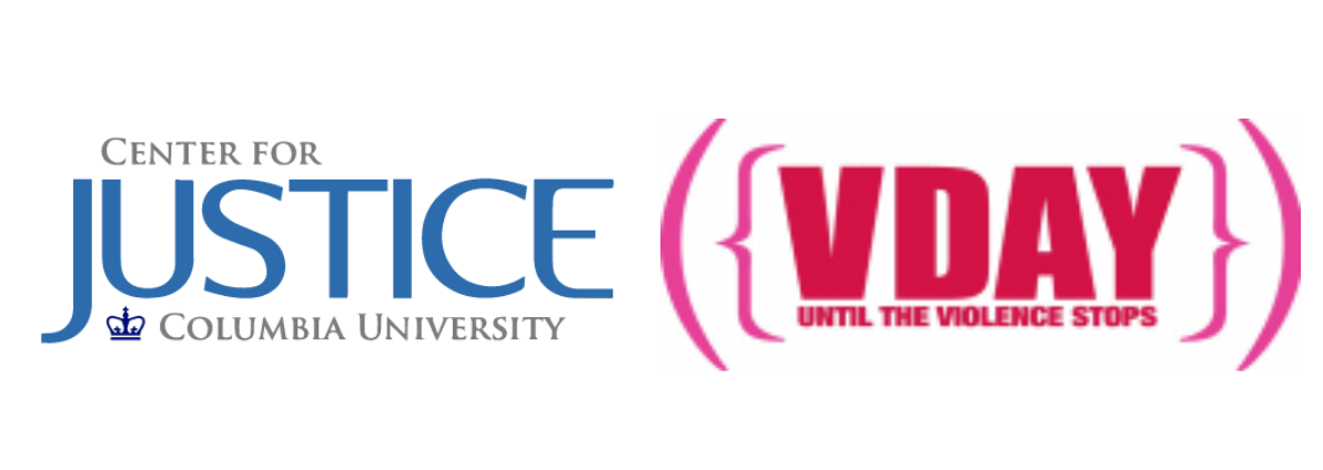 Center for Justice and Vday logos